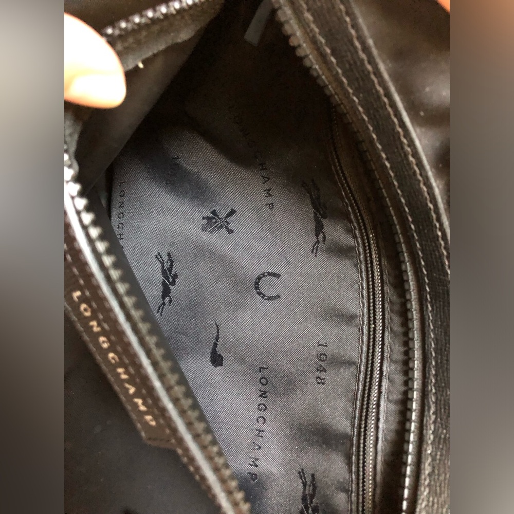 Longchamp Le Pliage Neo Flat Nylon Crossbody - Black - Picture 7 of 14